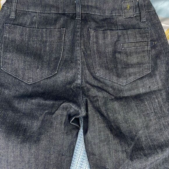 Pine IV Dark Wash Denim Jeans Ragged Bottoms size 26 - Picture 5 of 7